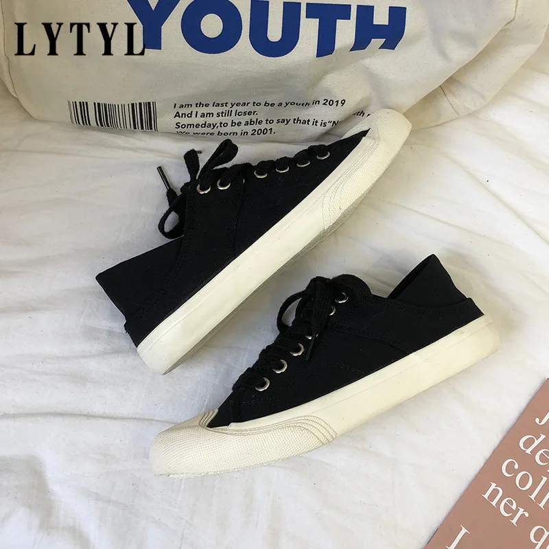 

2021 Summer New Girl Stylish Casual Shoes Ginger Yellow Flat Heel Women Sneakers Canvas Fashion Shoes Flats Lavender B20-754