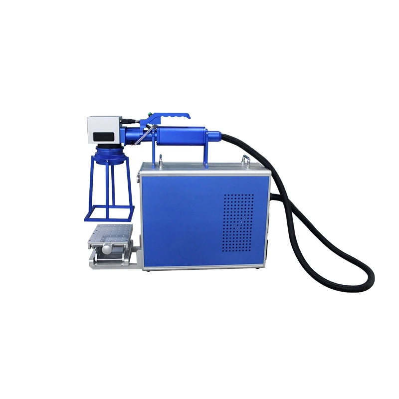 Лидер продаж 2021 волоконно-лазерная маркировочная машина с ротационной 30 Вт