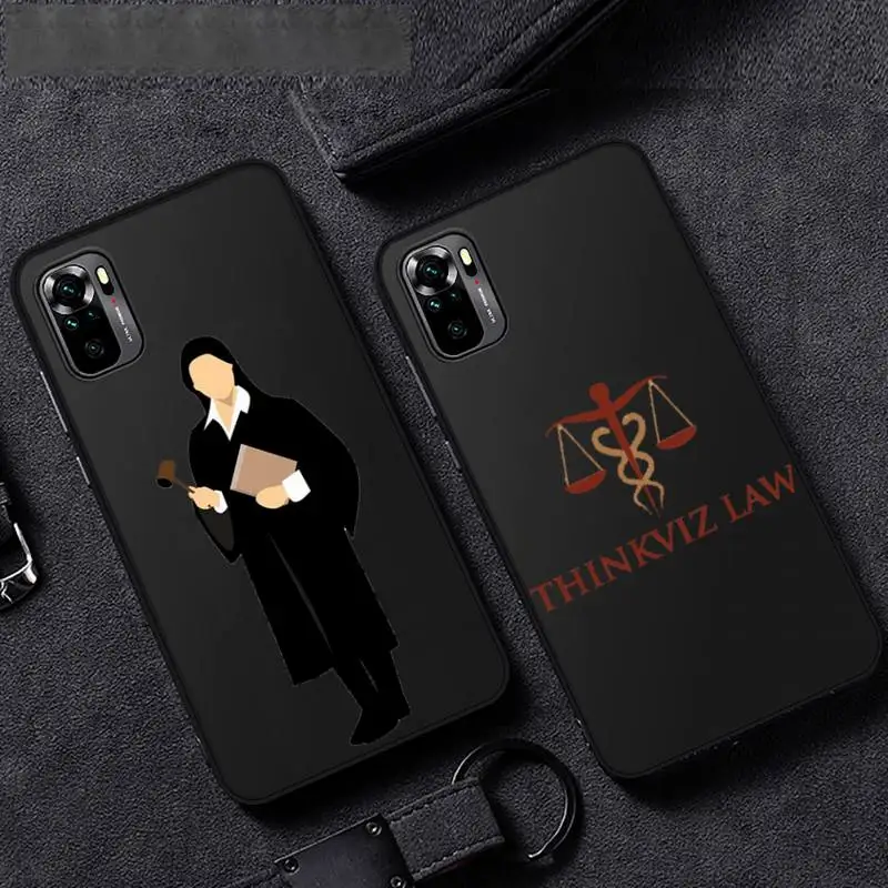 

Law Student Lawyer Judge Accessories Phone Case For Xiaomi Mi Redmi Note 7 8 9 pro 8T 9T 9S 9A 10 Lite pro