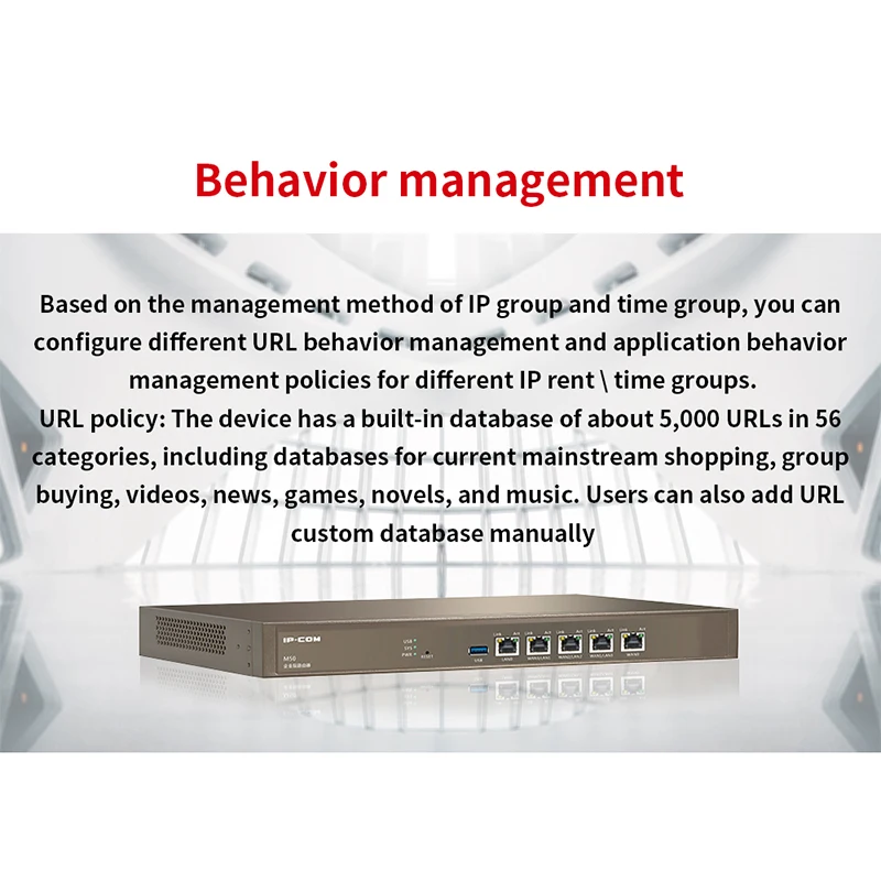IP-COM M50 200-Person Enterprise Router 5 10/100/1000M RJ45 порт Roteador 800 MHZ сетевой Ретранслятор с поддержкой