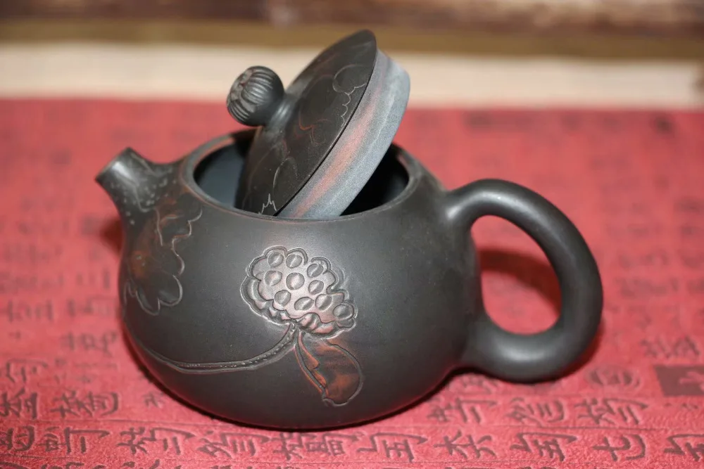 Jian shui purple ceramic Китайский чайник Цзяньшуйская керамика Мини чайник из Цзяньшуй XI SHI номер 2