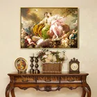 Европейский ретро Ангел богиня Парижской Богоматери Холст Картина маслом стены гостиной искусства столовой принты картины для прихожей домашний Декор Спальни