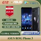 Глобальная версия Смартфон ASUS ROG Phone 3, 8RAM, 256ROM, Snapdragon 865, 6000 мАч, 144 Гц, 2sim-карты, в наличии, ROG3