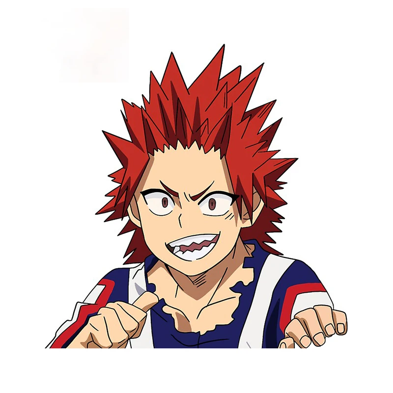 

Creative Cartoon Kirishima Eijirou Graffiti Car Stickers Waterproof Window Bumper Decal Japan Anime Graphics Apply To Car Window
