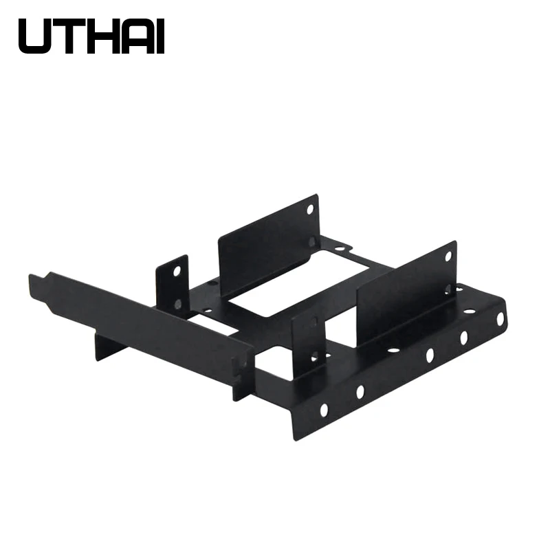 UTHAI G24 PCIe / PCI Slot 2.5" 3.5 inch HDD/SSD Mounting Bracket - 2.5" HDD to PCI Slot Rear Panel Hard Drive SSD Adapters