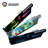 customized rgb graphics card support personalize animegame themes scenespc panel gpu holder chassis decoration12v5v mb sync