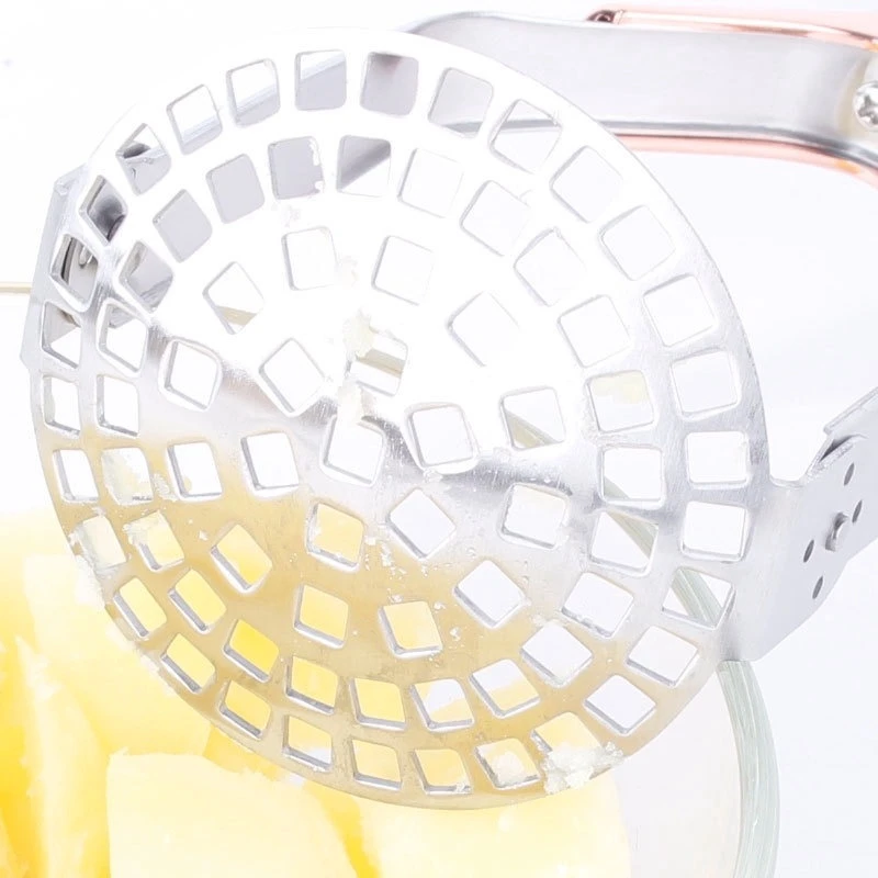 

Pressed Potato Masher Pressed Foldable Juice Maker Stainless Steel Potato Pusher Mashed Potatoes Crusher Fruit Tools