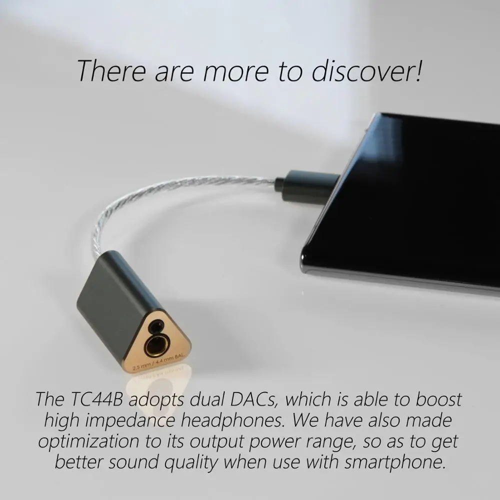 DDHiFi TC44B USB C Тип до 2 5 мм/4 4 мм сбалансированный ЦАП и усилитель Двойной чипсов