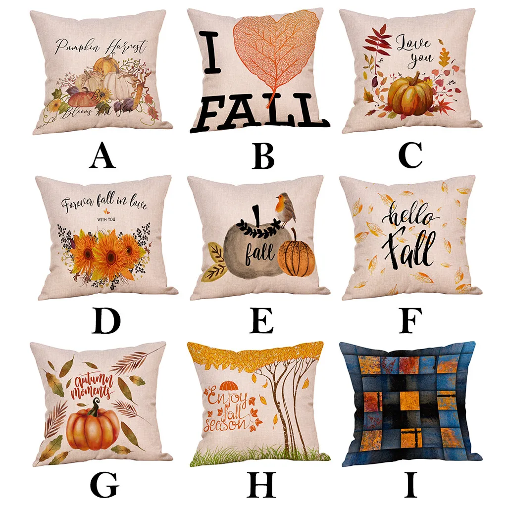 Хэллоуин дома автомобиля кровать диван Подушка Чехол принт с лимонами узор