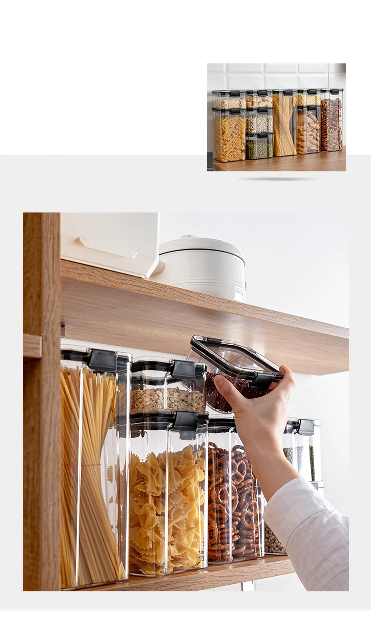 Набор контейнеров для хранения пищевых продуктов пластиковый контейнер лапши в