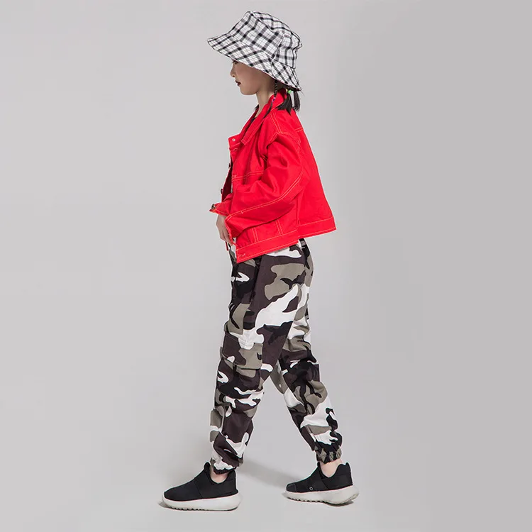 Камуфляжный костюм для танцев в стиле хип хоп наряд костюмированной вечеринки