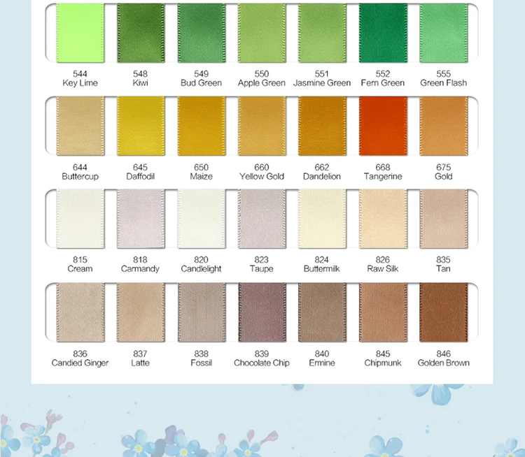 

High Quality Customized Satin Ribbons 15-50mm 100yards Colorful CMYK Printing For Wedding / Party / Business Brand