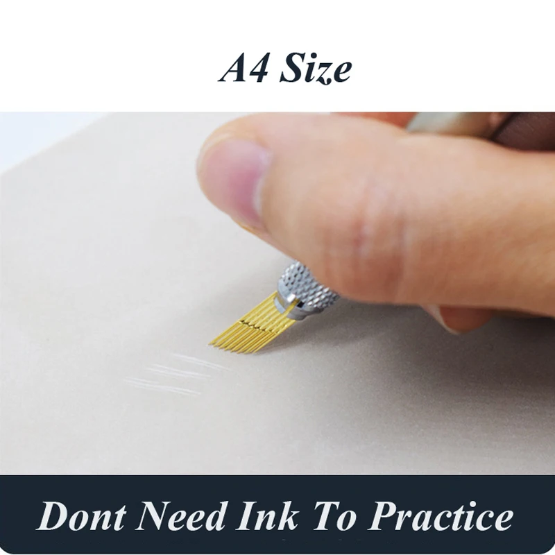 Двусторонняя искусственная кожа A4 без чернил профессиональная Реалистичная