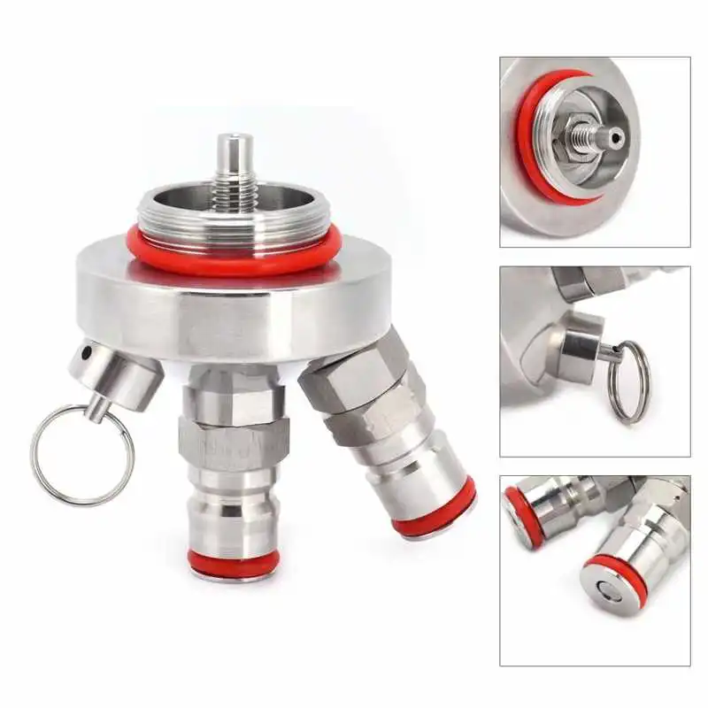 

Practical Mini Keg Beer Dispenser Kit Stainless Steel Ball Beer Dispenser