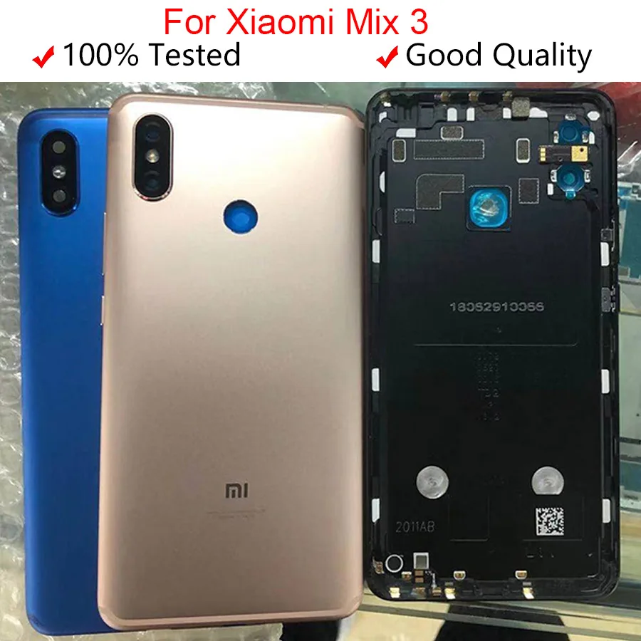 

For Xiaomi Mi Mix 3 Back Battery Cover Rear Door Housing Case Panel Replacement Original For Xiaomi Mi Mix 3 Battery Cover