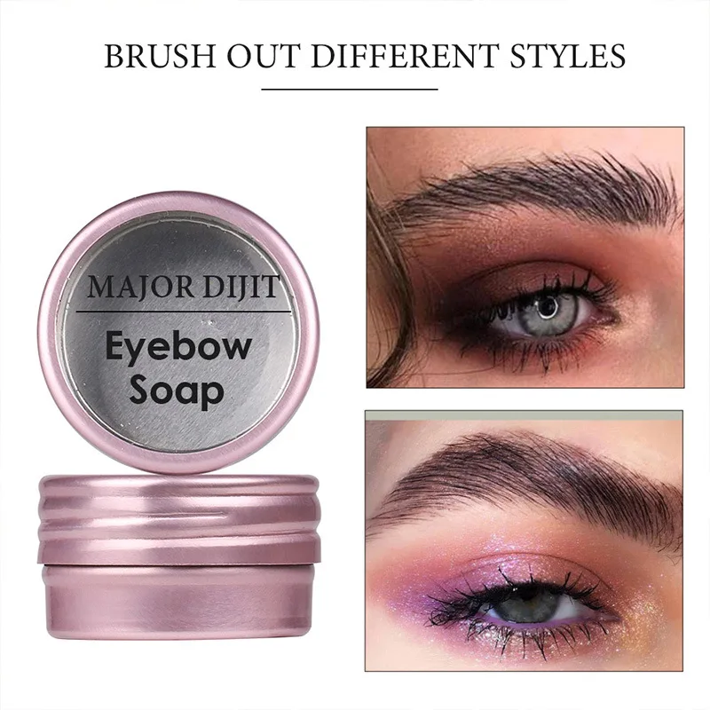 

Long Lasting Eyebrow Cream Soap Waterproof Eyebrow Tint Pomade Cream Setting Gel Enhancer Makeup Cosmetics TSLM2