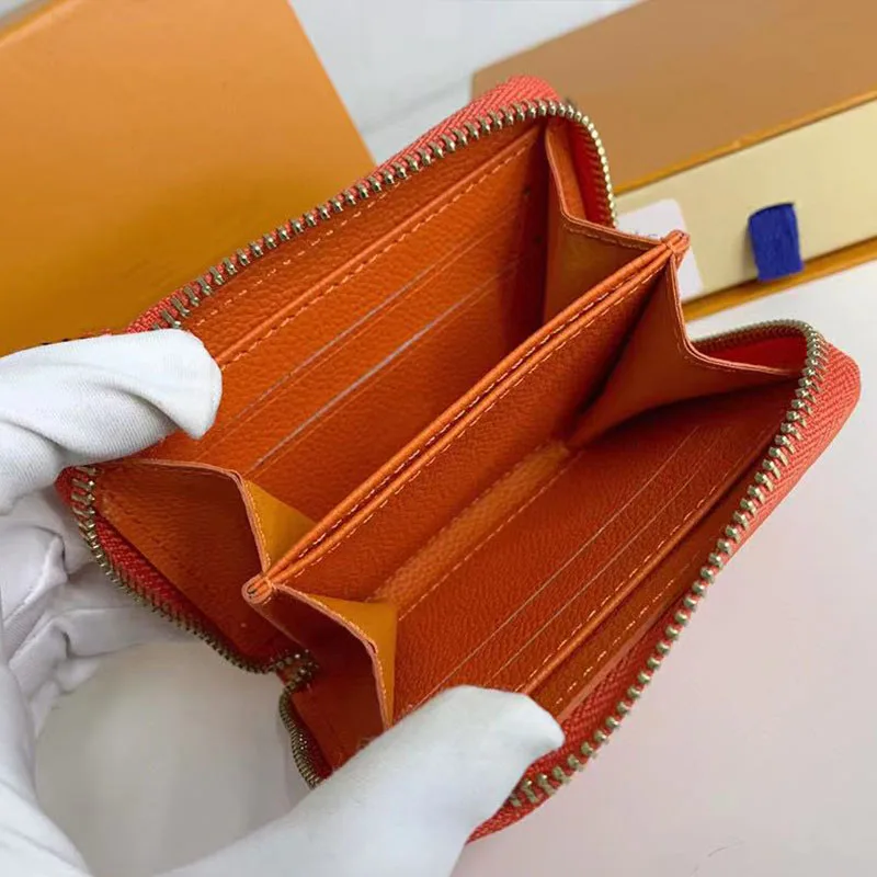 

2021 New women bag Short Wallet Zipper Card Holder Women European Fashion Credit Card Coin Purse Small Printed Key Case