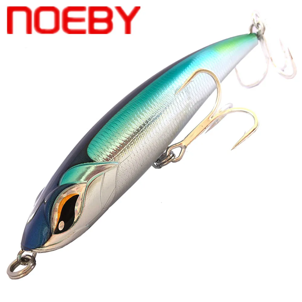 NOEBY NBL9493 большая приманка карандаш 115 мм 150 185 VMC тонущий крючок жесткая воблер для
