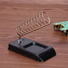 Подставка для электрического паяльника, стойка из твердого металла, устойчивая к высоким температурам