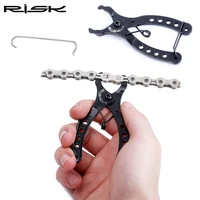 risk quick link tool with hook up mini bike chain mtb road cycling chain clamp multi link plier magic buckle bicycle tool kit