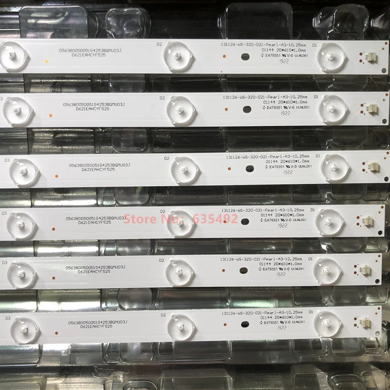 1 партия = 3 шт. TC 32A400U V320HWSD06 TH 32A400C TC_ 32A400B 32A400X светодиодная подсветка для 131126 WS 320 021