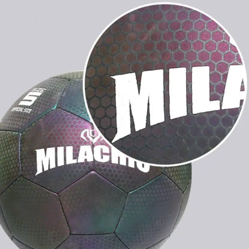 Reflective Luminous Football Cool Children Game Outdoor Training Luminescence Inflatable Soccer | Спорт и развлечения