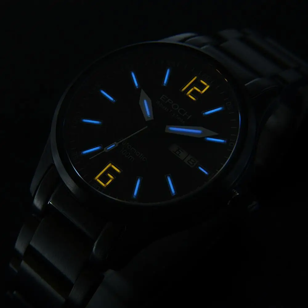 Мужские спортивные автоматические часы мужские с Тритием роскошные светящиеся