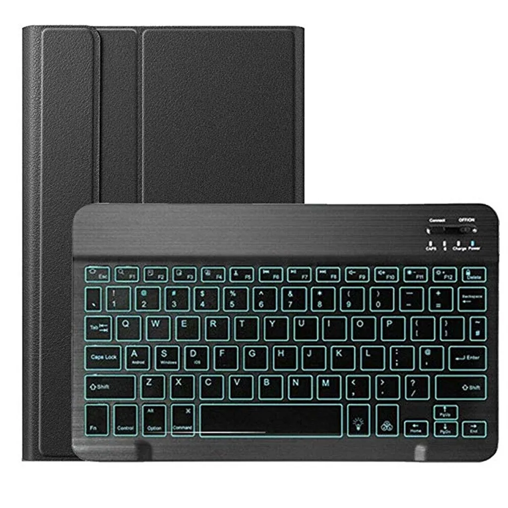 For Samsung Galaxy Tab A 8 2019 T290 LED Illuminated Backlit Ultra-Thin Leather Case Detachable Blueteeth Keyboard Cover z0919 | Компьютеры