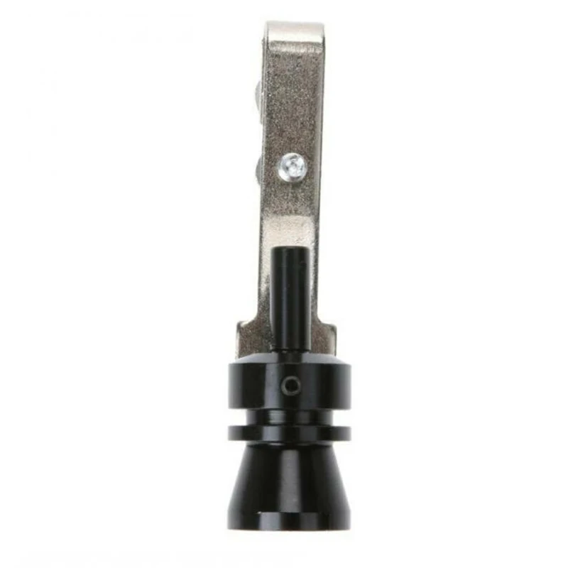 Универсальный мотоцикл выпускной клапан симулятор свистка поддельные турбо выдув звук выхлопной трубы громкоговоритель аксессуары для мотоциклов - Цвет: black M