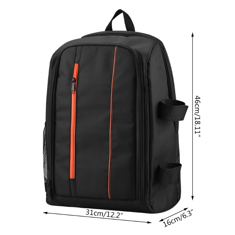 

Solid Double Zipper Case Bag For FPV Combo Multi-Functional Shockproof Backpack Shoulder Bag Nylon Protective Shoulder B