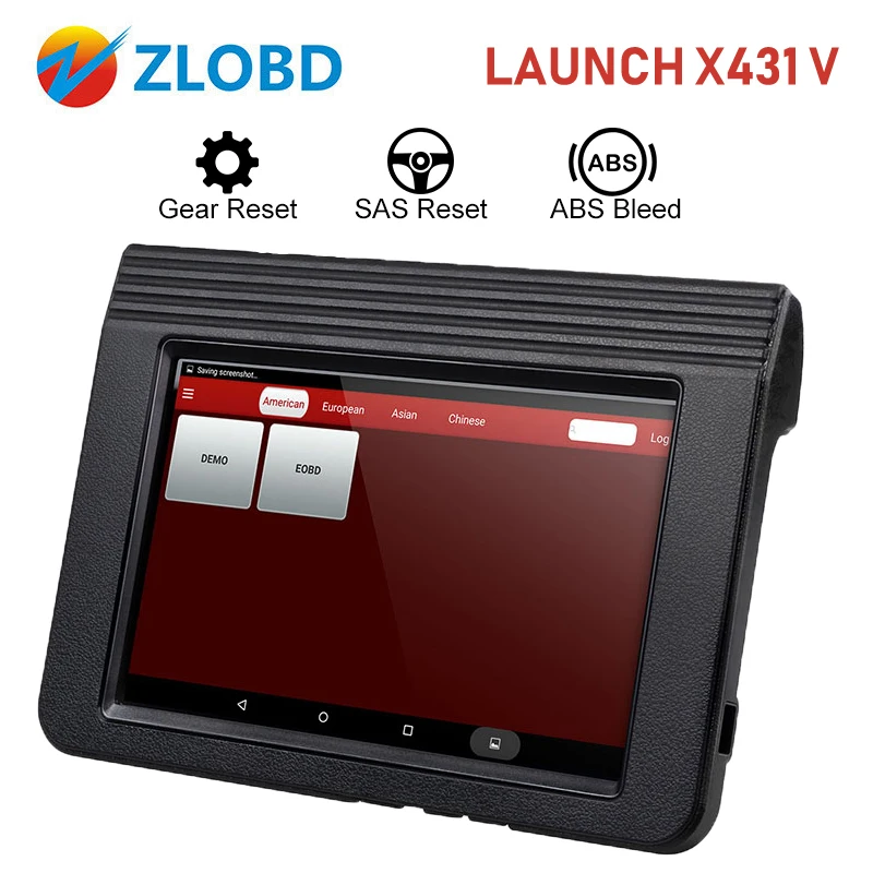 8-дюймовый планшет LAUNCH X431 V Wifi/Bluetooth бесплатное обновление онлайн диагностический