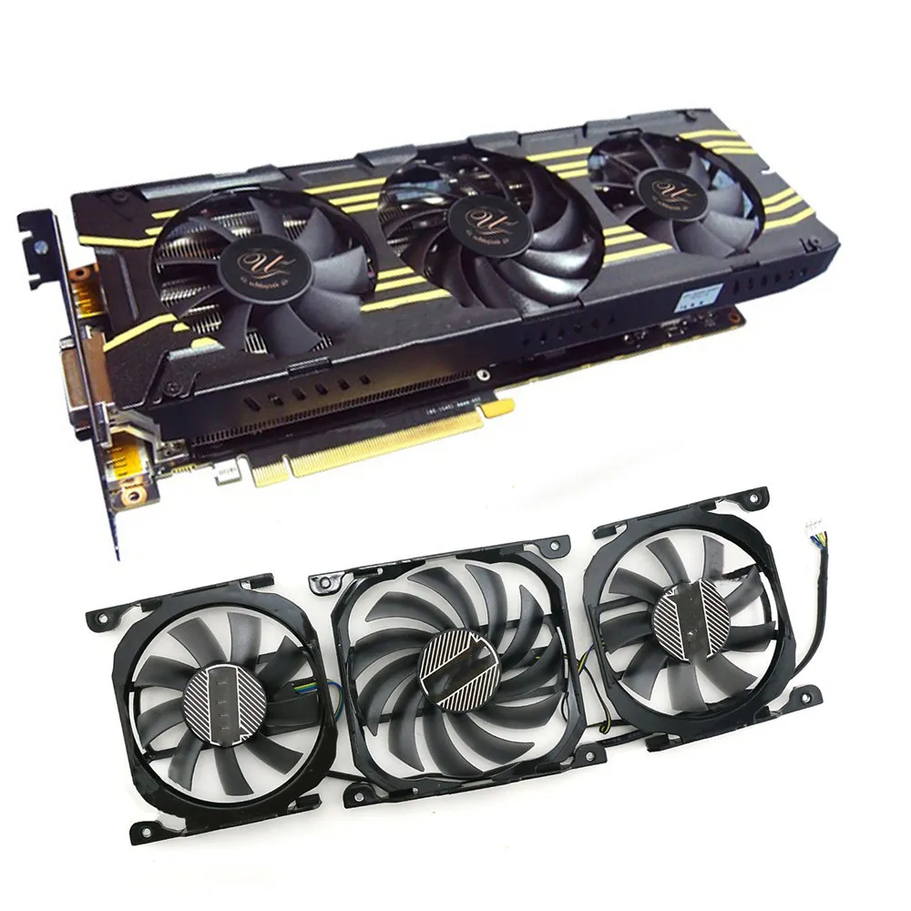 Для GTX980ti прочный охлаждающий вентилятор для графической карты запасной