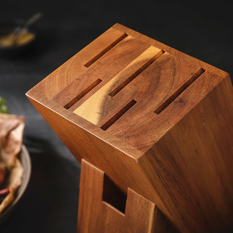XINZUO Knife Block Stand Knives Storage Shelf Rack Organizer Holder With Scissors Groove Kitchen Accessories | Дом и сад