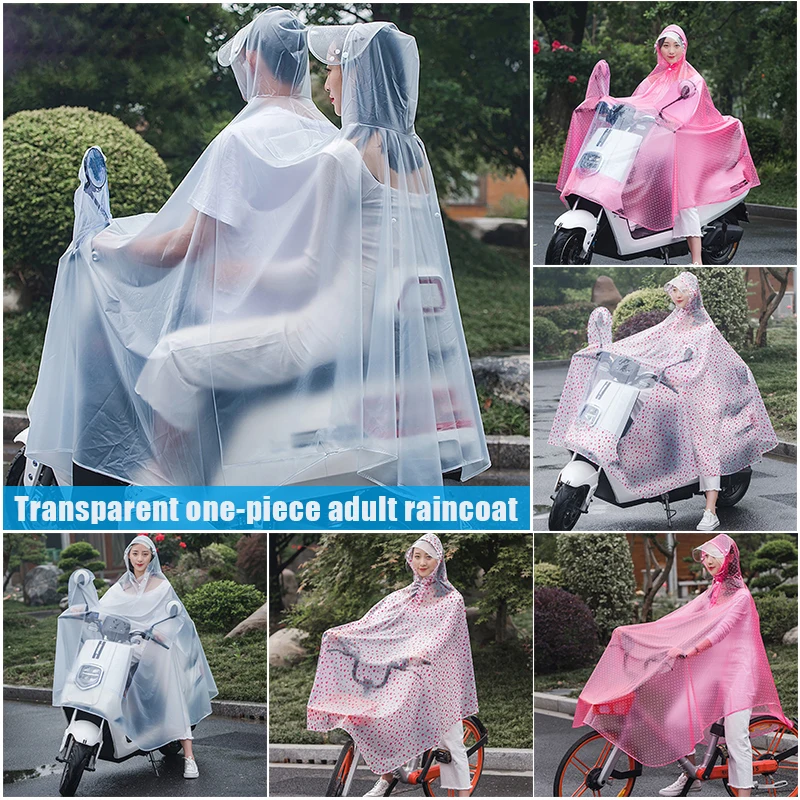 

Велосипедный ветрозащитный дождевик прозрачный ветрозащитный непромокаемый одиночный двойной велосипедный и мотоциклетный дождевик Fiets ...