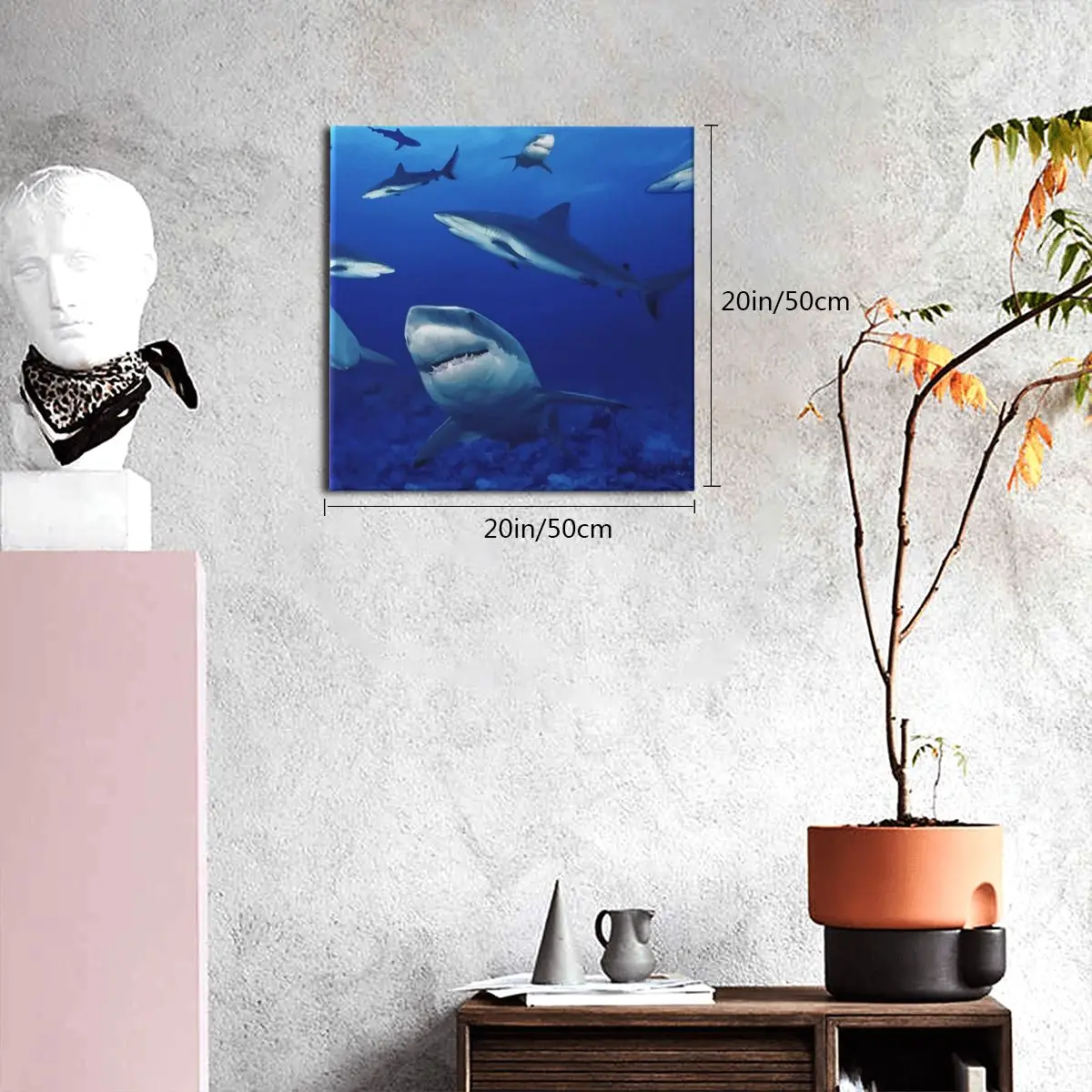 

Sharks Diamond Painting Picture Poster Home Room Art Wall Decor