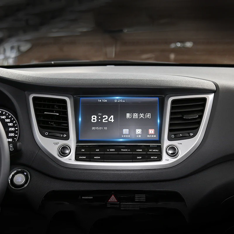 Автомобильный Экран Защитная пленка для Hyundai Tucson 2015 2016 2017 2018 2019 2020 автомобильный