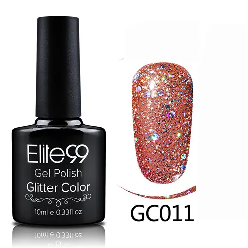 GC011 Elite99 гибридные Лаки гель лак для ногтей набор Гель-лак с блестками Живопись ногтей искусство поли УФ гель лак Топ базовый праймер для маникюра - Color: GC011