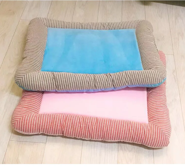 

Pet Dog Mat Ice Pad Dog Sleeping Mats For Dogs Cats Pet Kennel Top Quality Cool Cold Silk Bed For Dog