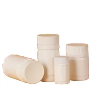 50pcs/lot White PE Plastic Bottle Capsule Packing Pill Tablet Medicine Powder Packing Bottles 20ML 30ML 50ML 60ML 80ML 100ML