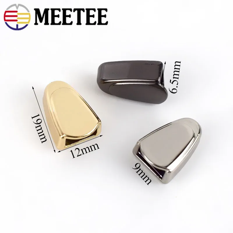 10/20pcs 9mm Metal Zipper Tail Clip Buckle DIY Bag Handbags Luggage Decoration Handmade Hardware Accessories BD514|Пряжки и крючки| |