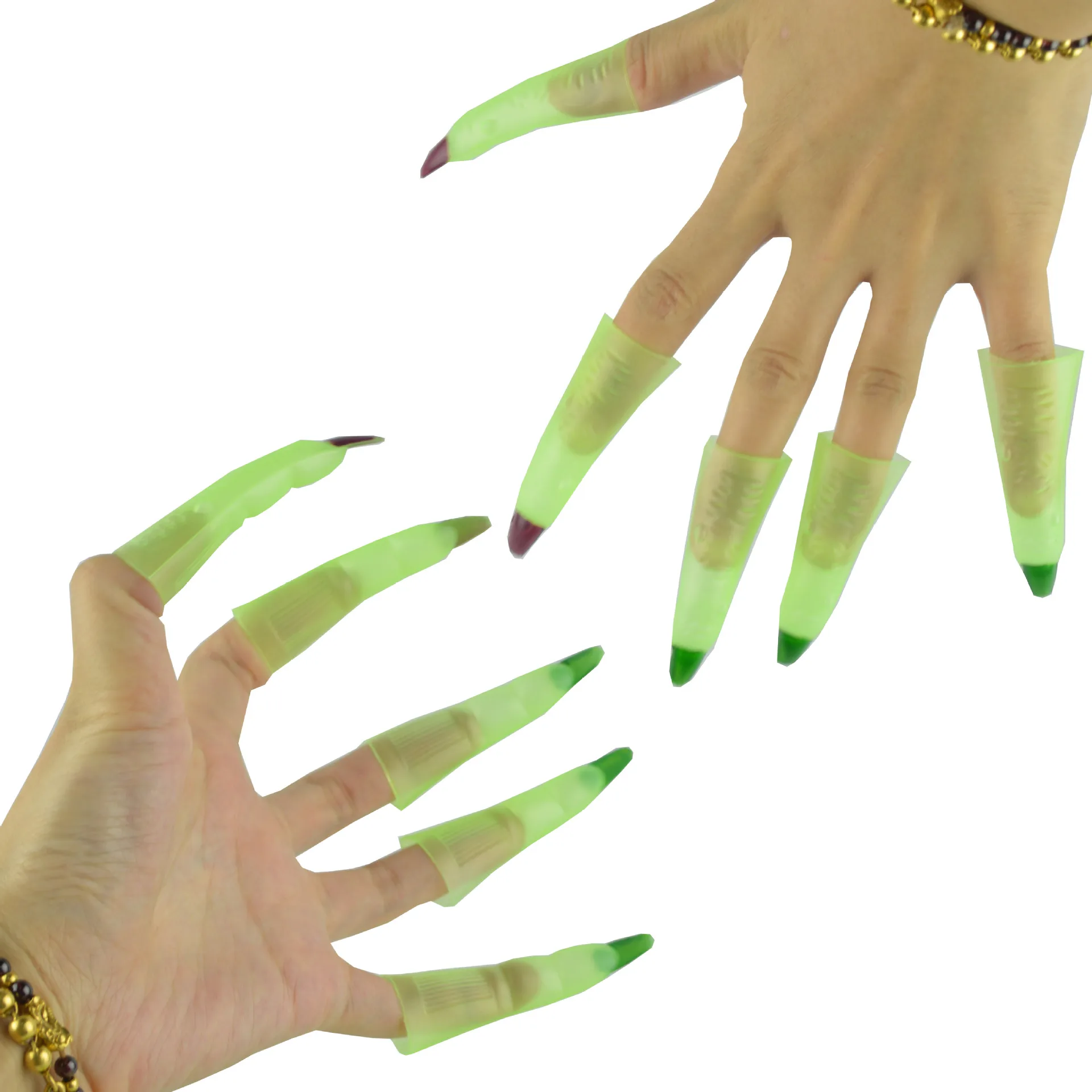 10 шт./лот Хеллоуина поставки перчатки дьявола ведьма когти дьявол для ногтей