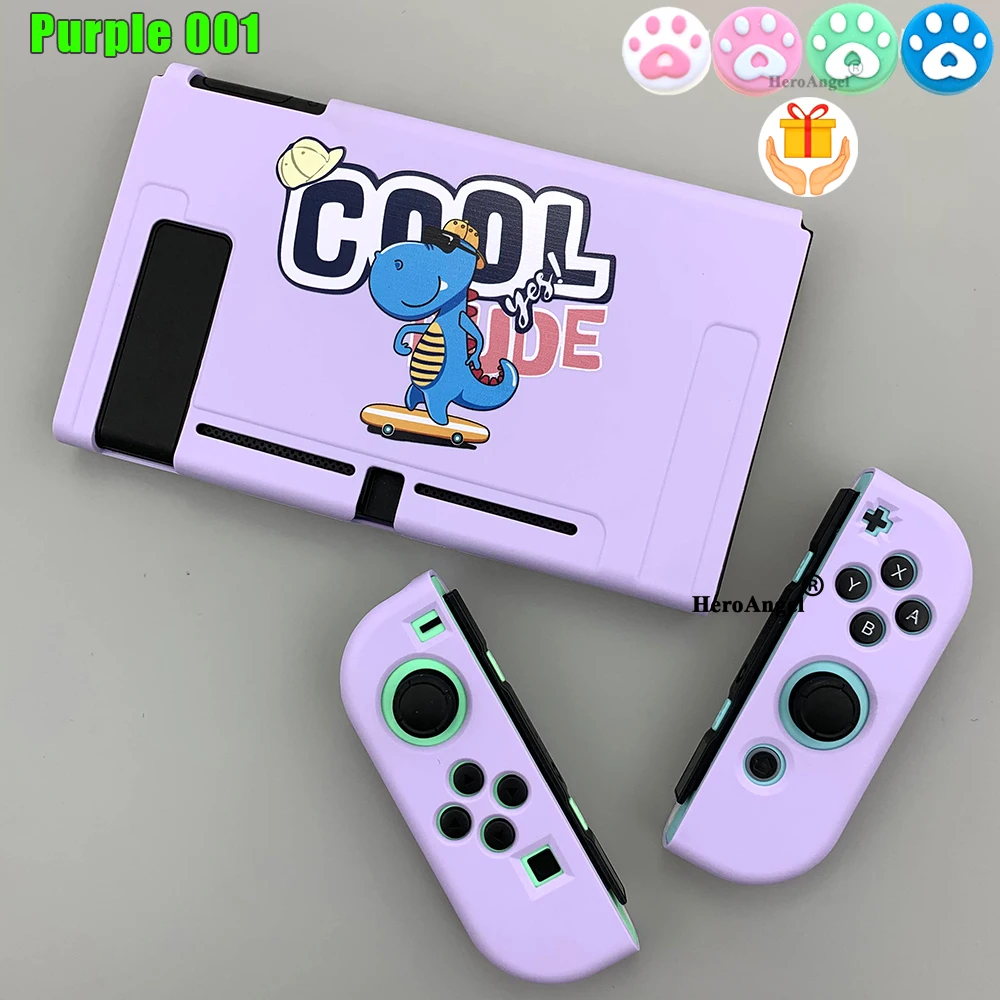 Защитный чехол из ТПУ для консоли Nintendo Switch NS NX цветная задняя крышка JoyCon Joy Con |