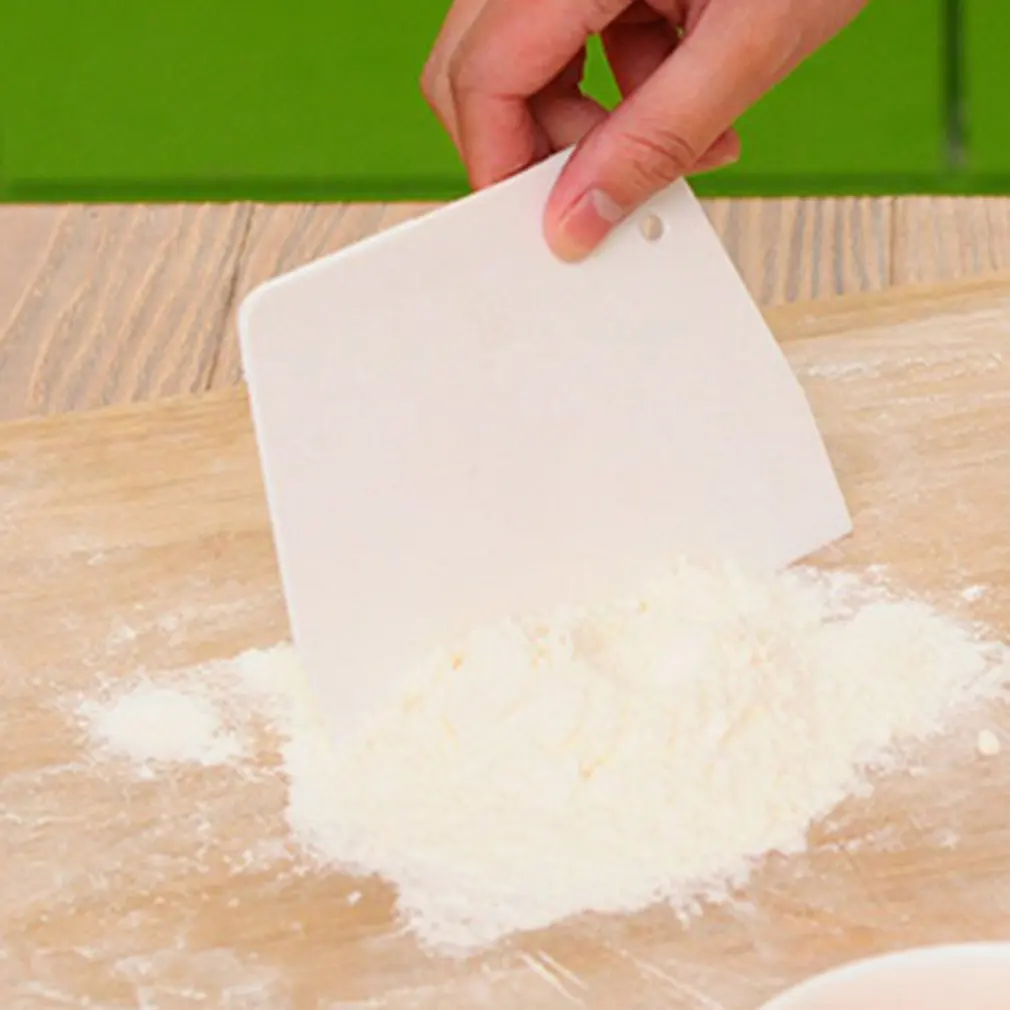 Трапециевидный скребок для теста пластиковый Кондитерский Резак легко чистить