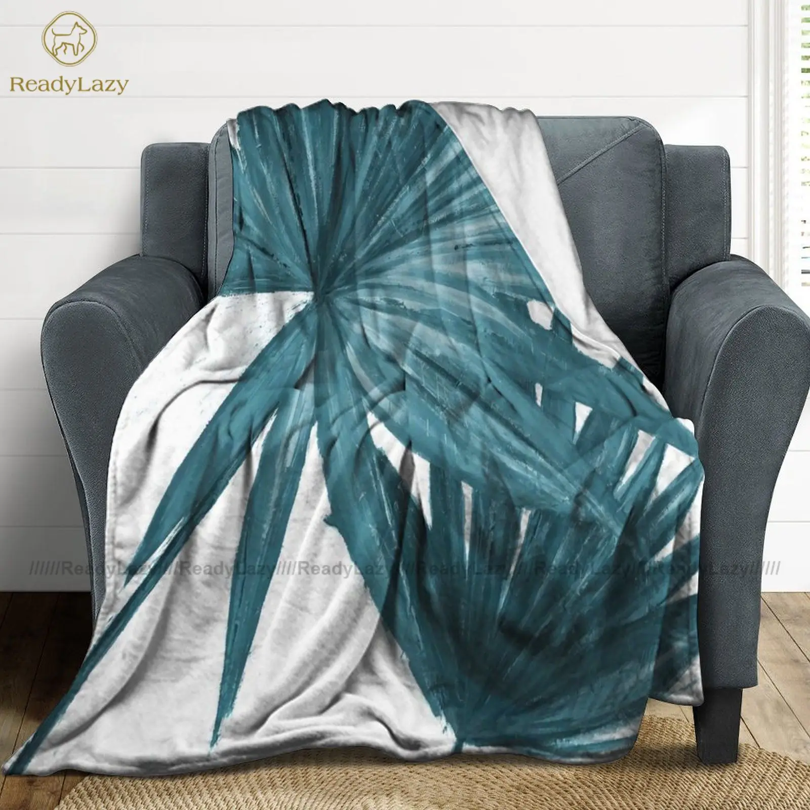 

Leaf Blanket Soft Fashion Bedspread Decorative Fleece Outdoor Blanket