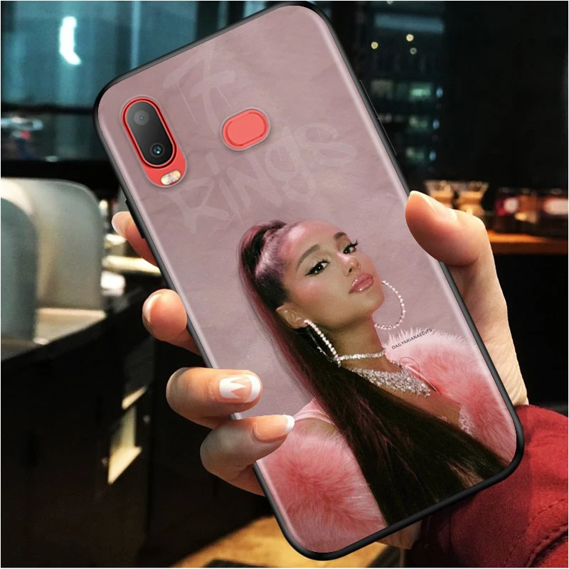 Beauty Music Girl for Samsung Galaxy A9S A8S A6S A9 A8 A7 A750 A6 A5 A3 Plus Star 2018 2017 2016 Black Phone Case