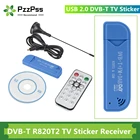 Мини-приемник Цифровой PzzPss, USB 2,0, с программным обеспечением, радио, DVB-T R820T2 SDR