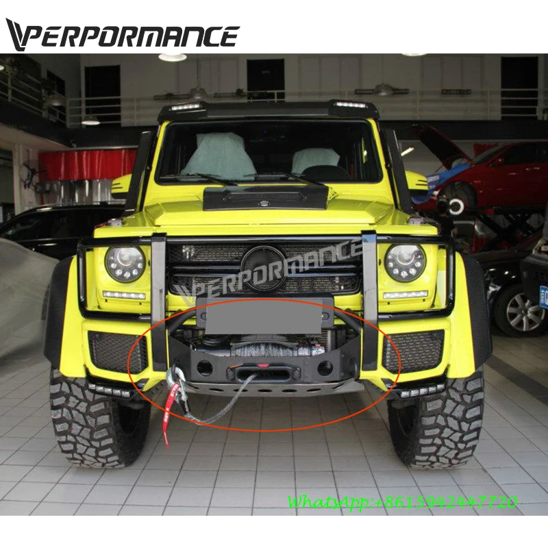 Передняя лебедка для W463 квадратный g500 4x4 g550 4x4 g63 4x4 Переднее Крепление лебедки