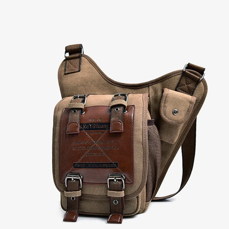 Брендовые дизайнерские сумки через плечо кожаные винтажные мужские Мужская