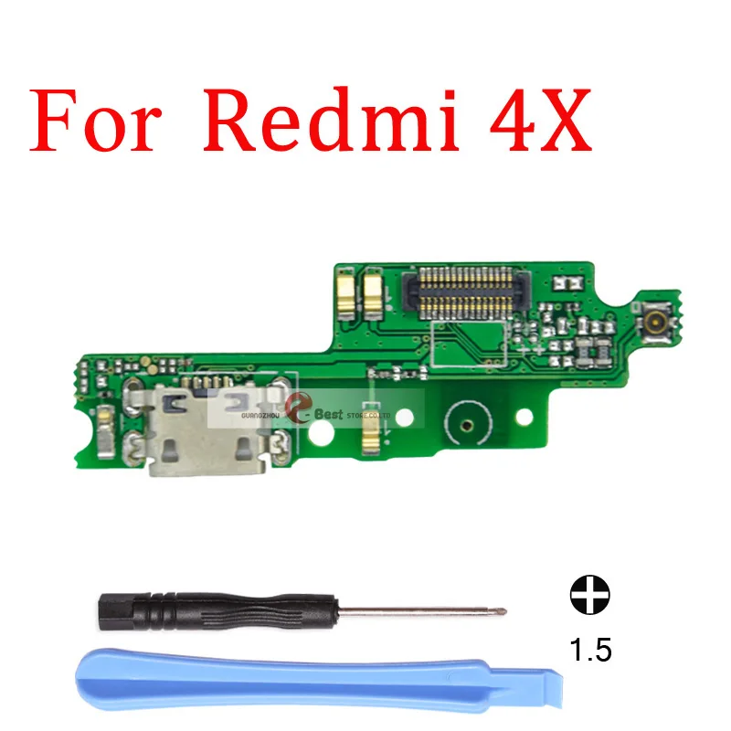 For Redmi 4X 1 шт зарядное устройство черз порт USB разъем зарядный порт док-станция гибкий кабель для Xiaomi Redmi 3 3S 4A 4X 5A Примечание 4X Global 2 4 Note 3 Pro 5A - Цвет: For Redmi 4X