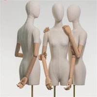 4style arm color sewing mannequin body stand female dress form clavicular woode jewelry flexible womenadjustable rackdoll c010